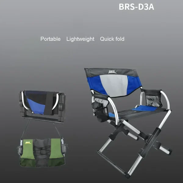 BRS High Quality Folding Outdoor Camping Chair Oxford Cloth Outdoor Portable Fishing Beach Travel Leisure Armchair Travel - Image 2