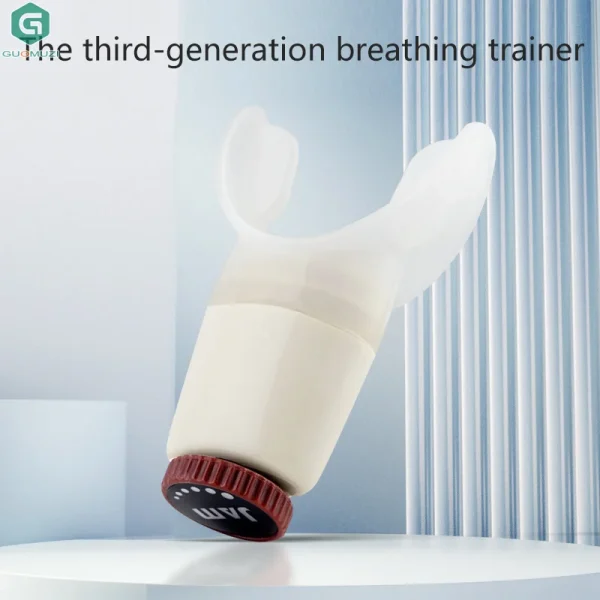 Breathing Trainer Lung Respirator Fitness Equipment Respiratory Silicone High Altitude Training Outdoor Expiratory Exercise Tool - Image 2