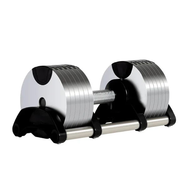 Adjustable Steel Dumbbell Set Gym Fitness Free Weights for Exercise Equipment Burliness Steel Dumbbells 20-36kg