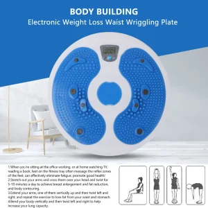 Waist Twister Plate Electronic Calorie Count Fitness Equipment Magnet Massage Waist Twister Plate