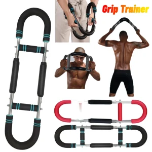 Portable Hand Grip Strengthener 2 Adjustable Twister Arm Exerciser Chest Expander U Strength Grip Trainer Fitness Equipment
