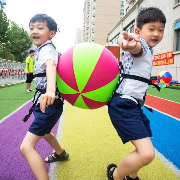 Fun Outdoor Game Activities Kid Games Kindergarten Sense Training Equipment Group Building Activities Back Clip Ball Interestin - Image 3