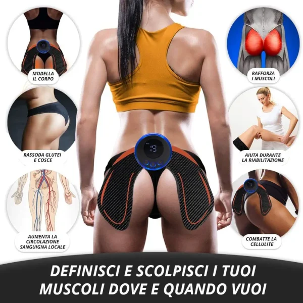 Chargeable Sport Muscle Stimulator Fitness Equipment EMS ABS Abdominal Trainer Weight Loss Body Slimming Anti Cellulite Hip Lift - Image 2