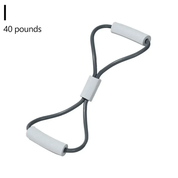 8-shaped Resistance Bands Yoga Fitness Accessories Rubber Pull Rope Training For Women Neck Exercise Stretch G4Z9 - Image 4