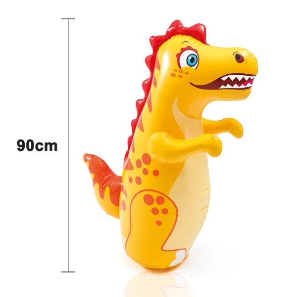 Children Adult Tumbler Boxing Inflatable Standing Punching Bag Boys Dinosaur Sport Toys Kids Activity Outdoors Game Gift - Image 4