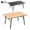 MOBI GARDEN X-Type Table Camping Aluminum Alloy Lift Table Egg Roll Table Outdoor Folding Lightweight Portable Picnic Furniture