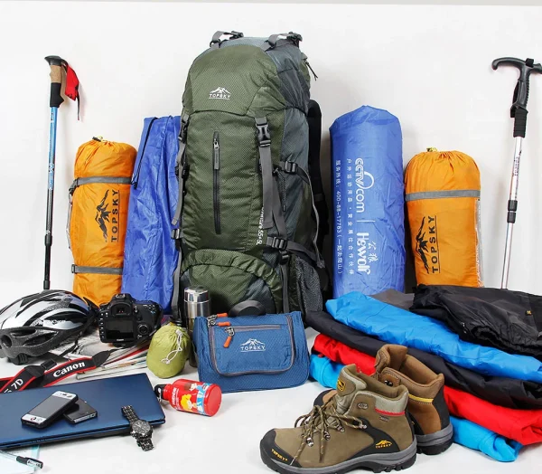 45L-60L Camping Outdoor Hiking Backpack Multi-function External Frame Climbing Bag Backpack Rucksacks Travel sports bag - Image 5