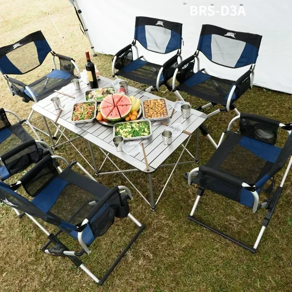 BRS High Quality Folding Outdoor Camping Chair Oxford Cloth Outdoor Portable Fishing Beach Travel Leisure Armchair Travel - Image 5