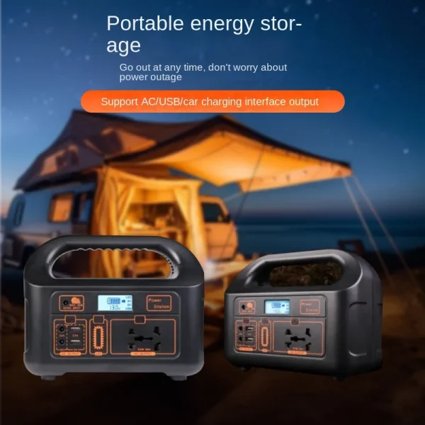 100W Portable Outdoor Generator 24000mAh Outdoor Camping Power Bank 110V/220V Battery Power Bank LED Display for Camping Fishing - Image 3