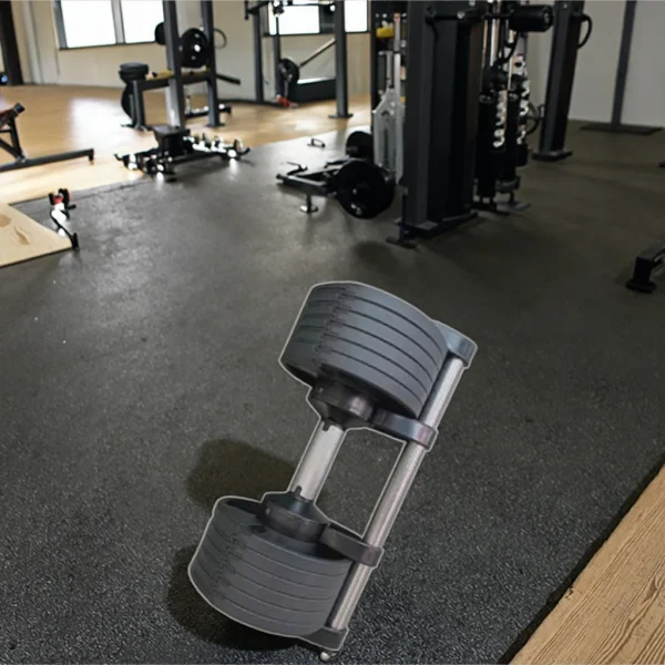 Adjustable 20kg Steel Dumbbells Set Custom Gym Fitness Training Equipment for Home Use Exercise Rack - Image 3