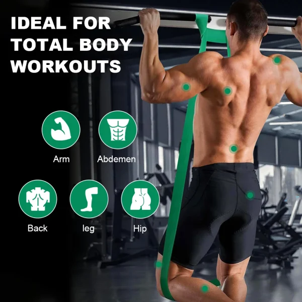 5~120lbs Fitness Resistance Band Boxing Agility Training Workout Gym Equipment Yoga Pilates Accessories Rubber Band Home Gym - Image 2