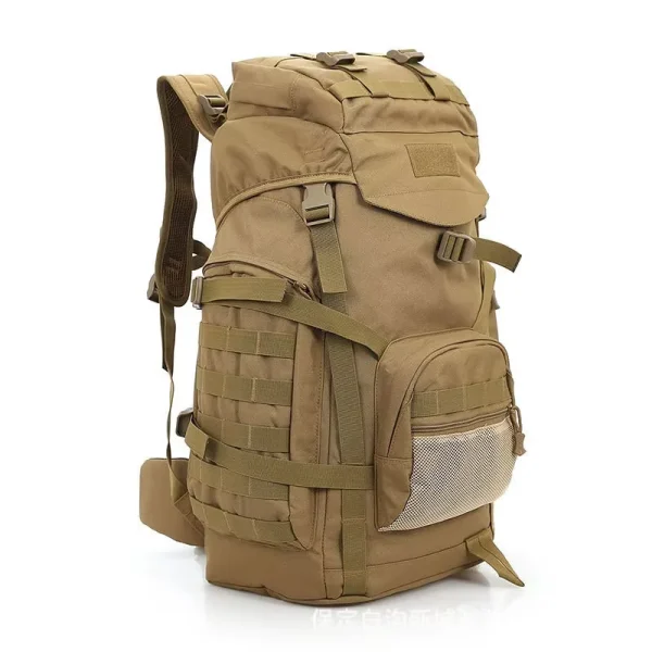 60L Men Military Bag Tactical Backpack Climbing Mountaineering Sport Outdoor Molle Bag for Men Luggage Camping Travel Rucksack