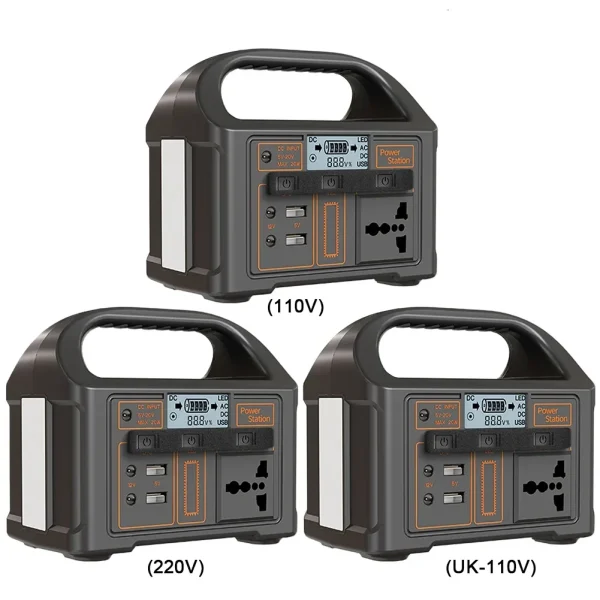 100W Portable Outdoor Generator 24000mAh Outdoor Camping Power Bank 110V/220V Battery Power Bank LED Display for Camping Fishing - Image 5