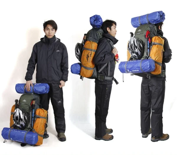 45L-60L Camping Outdoor Hiking Backpack Multi-function External Frame Climbing Bag Backpack Rucksacks Travel sports bag - Image 6