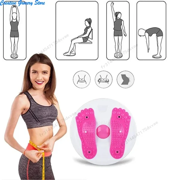 2025 Abdominal Fitness Equipment, Waist Twisting Rotary Table, Weight Loss Device, Waist Twisting Disc, Fitness Equipment - Image 3