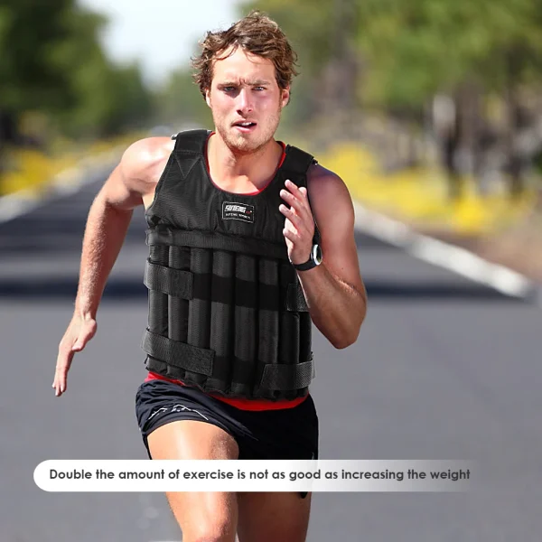 3/15/35kg Weight Training Suit Empty Bag Fitness Running Vest Adjustable Weight Jacket Workout Equipment for Workout Jogging - Image 2