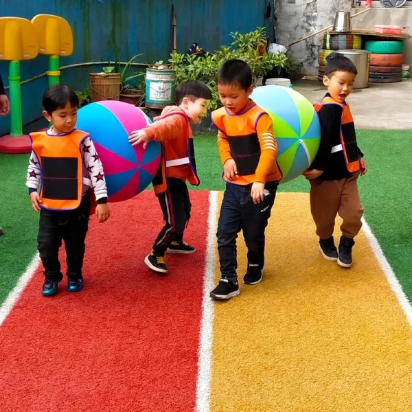 Fun Outdoor Game Activities Kid Games Kindergarten Sense Training Equipment Group Building Activities Back Clip Ball Interestin