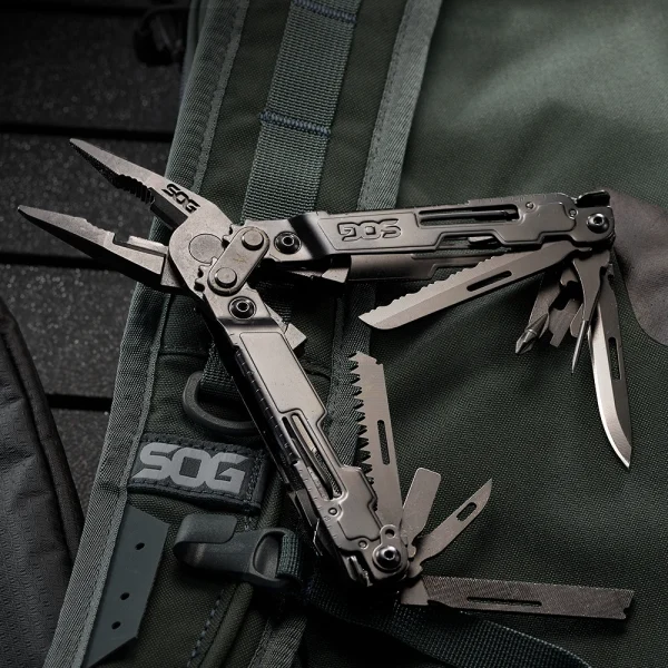 SOG 21 Tools PowerAccessDeluxe Multi-tool Folding Pliers Pocket Knives Portable Tactical EDC Outdoor Camping Survival Multi Tool - Image 6