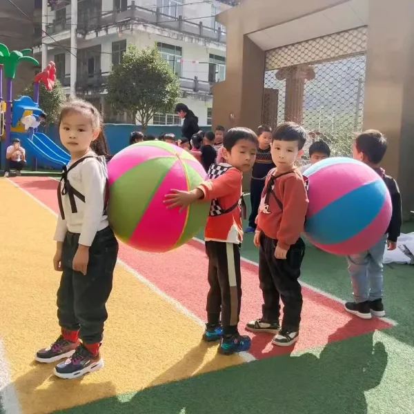 Fun Outdoor Game Activities Kid Games Kindergarten Sense Training Equipment Group Building Activities Back Clip Ball Interestin - Image 5