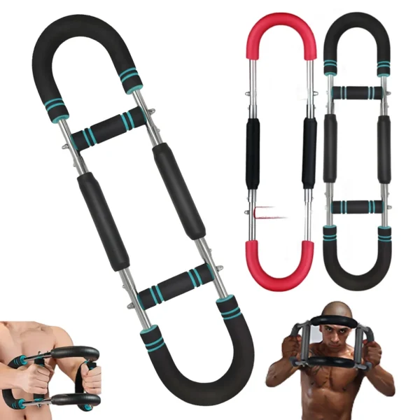 Portable Hand Grip Strengthener 2 Adjustable Twister Arm Exerciser Chest Expander U Strength Grip Trainer Fitness Equipment - Image 2
