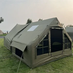 7 + 7 ㎡ Inflatable Tent Leader Outdoor Camping Home Travel Outdoor Camping Overnight Tent 600D Oxford Cloth