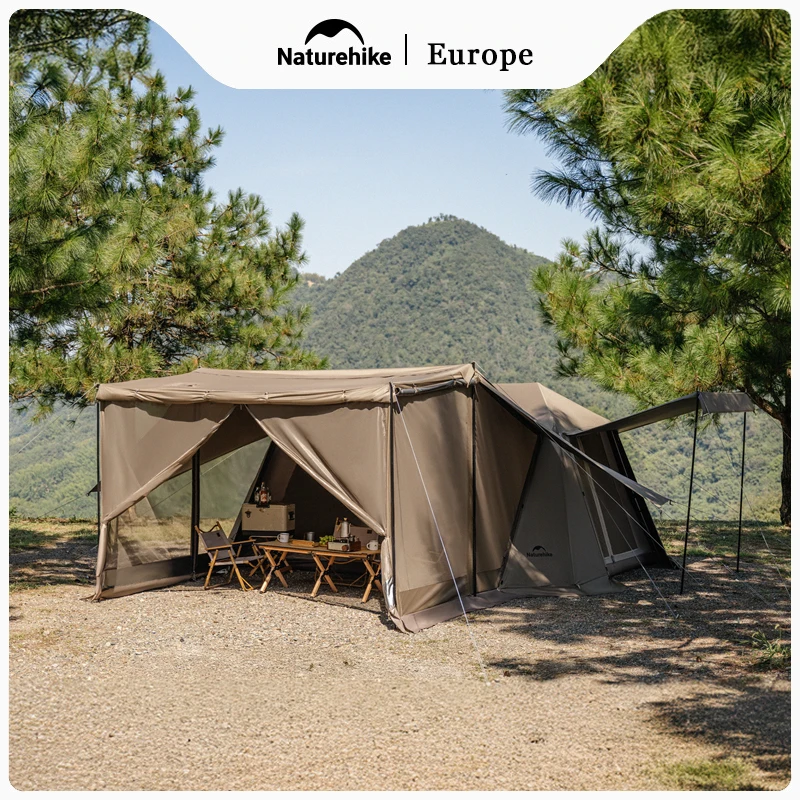 Naturehike Village 13 Pro Automatic Tent – Two-Room One-Hall Camping Shelter, Sun-proof Rain-resistant Outdoor Equipment