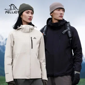 pelliot camping tourism men hiking jacket winter women jacket windbreakers waterproof warm outdoor mountain windproof jackets