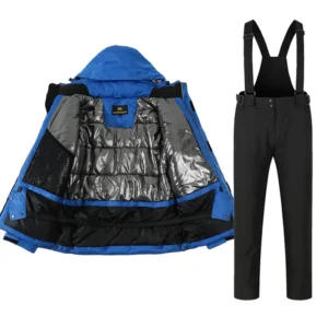 Outdoor High Quality Winter Ski Suit Men Snowboard Jacket and Baggy Pants Super Warm Waterproof Windbreaker Brand Ski Equipment