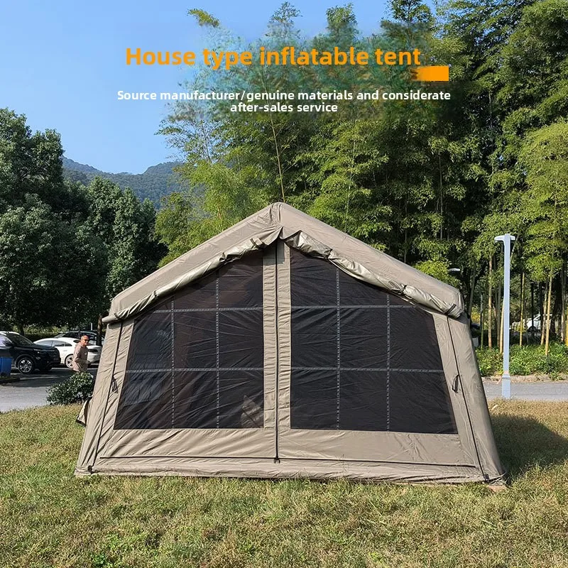 Outdoor Camping Style Folding Gazebos Large Space Awning Camping Inflatable Canopy Tent Thickened Patio Portable Pergola Tent - Image 2