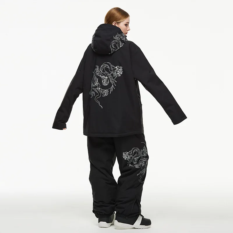 2025 New Fashion Women‘s Snowboarding Snow Suit Sets Winter Jackets Pants Outdoor Sports Keep Warm Waterproof Windproof Ski Suit - Image 2