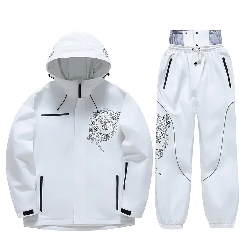 2025 New Fashion Women‘s Snowboarding Snow Suit Sets Winter Jackets Pants Outdoor Sports Keep Warm Waterproof Windproof Ski Suit - Image 4