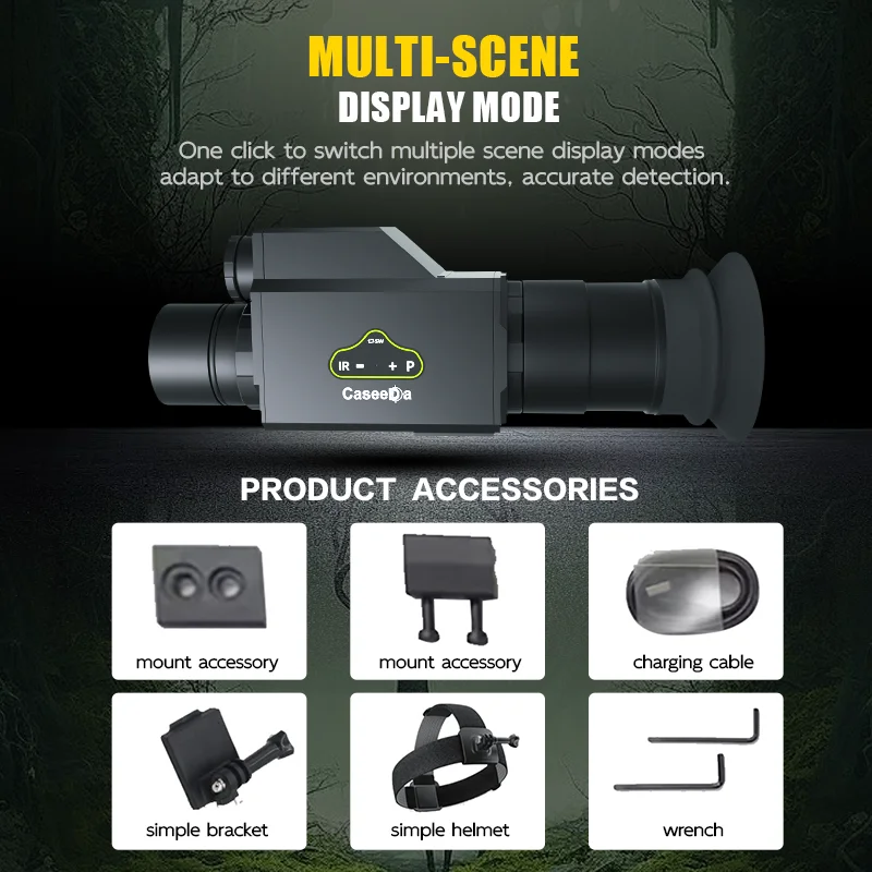 Usa Warehouse MV265pro 320m Detection Thermal Imaging Monocular Night Vision Scope Infrared Camera for Hunting and Outdoor Use - Image 5