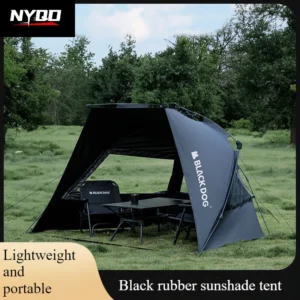 Blackdog Black Dog Shadow Vinyl Shade Tent Outdoor Fishing Folding Portable Sunscreen Automatic Camping Tent Ultralight