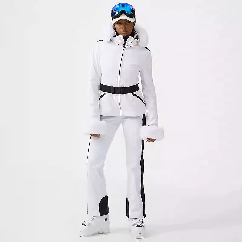 2025 New Women Sport Ski Jackets Windproof Breathable Adult Solid Snow Hooded Skiing Top Waterproof Outdoor Snowboarding Clothes - Image 5