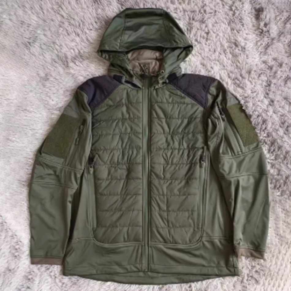 Outdoor Thin Cotton Softshell Tactical Jacket ISG 2.0 Men's Winter Windproof Waterproof Warm American Hiking Cotton Jackets - Image 4