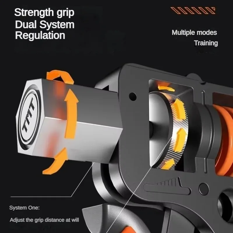 Professional Hand Grip Strength Arm Men's Fitness 5-165kg Adjustable Sports Equipment Practice Hand Strength Exercise Arm Muscle - Image 4