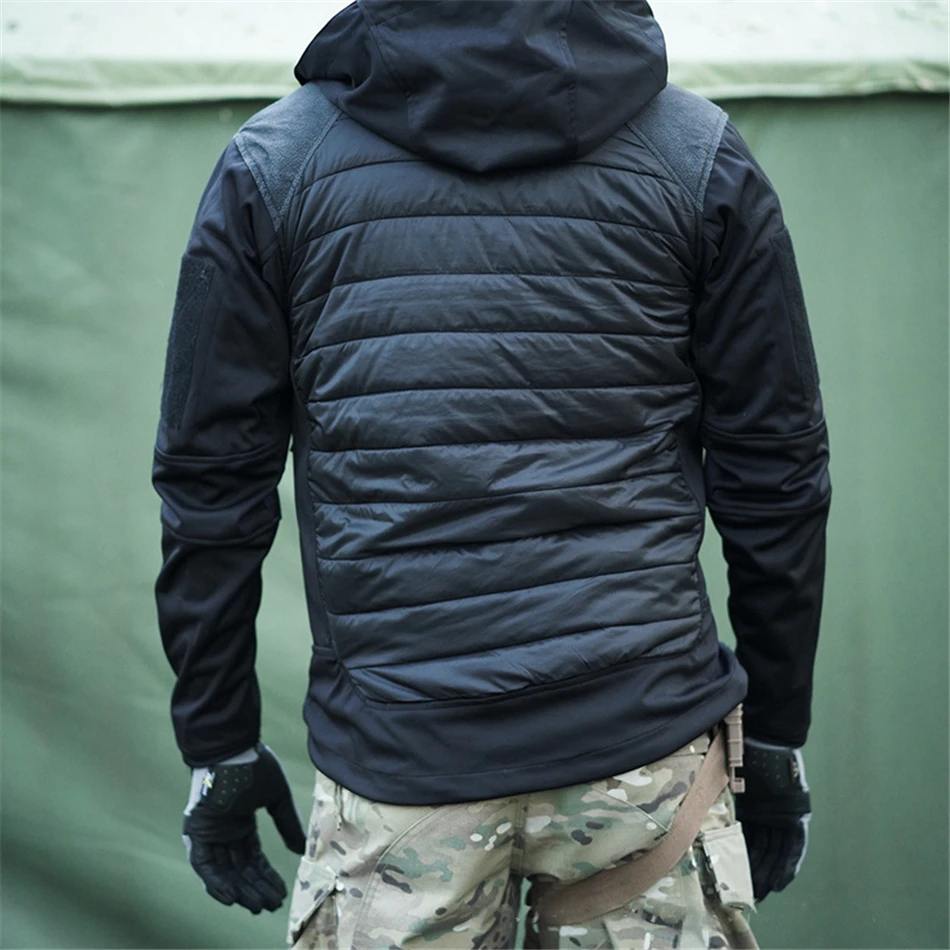 Outdoor Thin Cotton Softshell Tactical Jacket ISG 2.0 Men's Winter Windproof Waterproof Warm American Hiking Cotton Jackets - Image 5