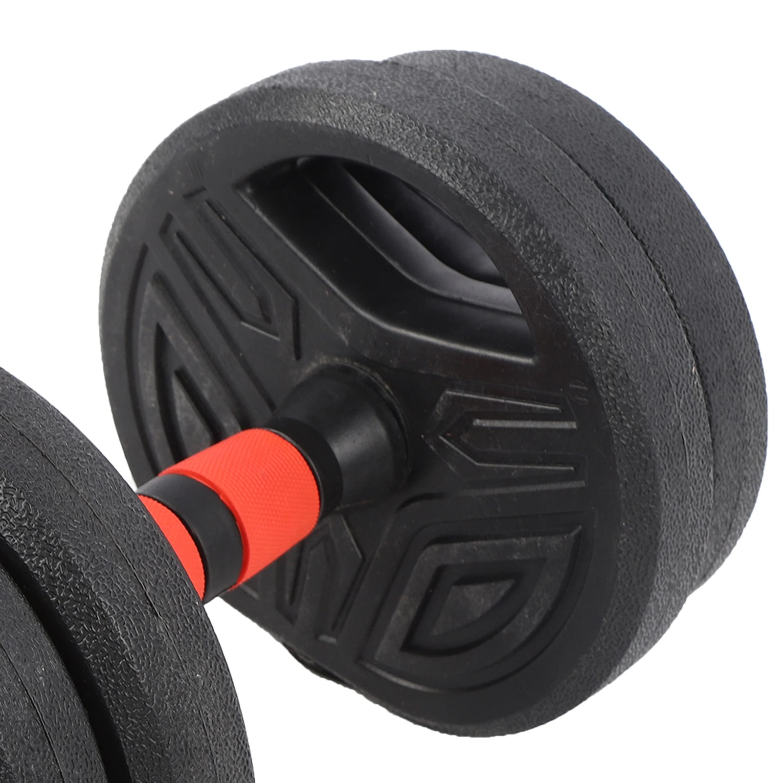 Roundness Dumbbell Domestic Exercise Fitness Equipment 10kg Set with 40cm Connection Rod Roundness Dumbbell - Image 2