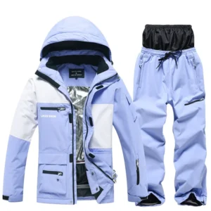 2024 Hooded Jacket Pants Male Snow Costumes Sport Warm Men Snowboard Suits Outdoor Mountain Man Ski Sets Windproof Clothes