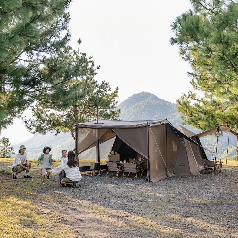 Naturehike Village 13 Pro Automatic Tent – Two-Room One-Hall Camping Shelter, Sun-proof Rain-resistant Outdoor Equipment - Image 4