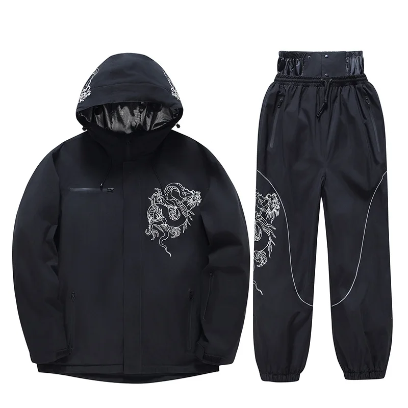 2025 New Fashion Women‘s Snowboarding Snow Suit Sets Winter Jackets Pants Outdoor Sports Keep Warm Waterproof Windproof Ski Suit - Image 5