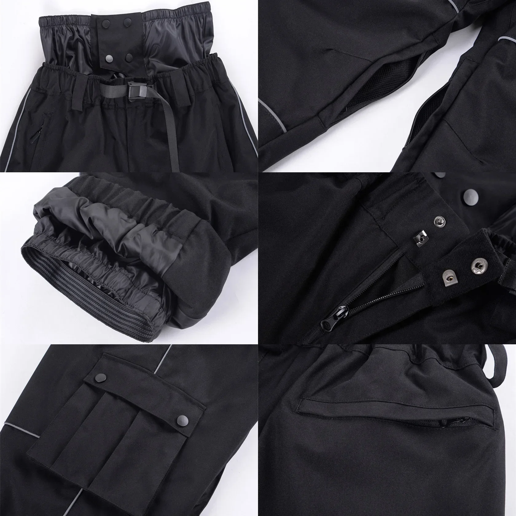 Ski Suites Women Sports Snow Jacket Pant Set Windproof Waterproof Hoodie Warm Breathable Men Ski Clothes Winter Snowboard Suites - Image 5